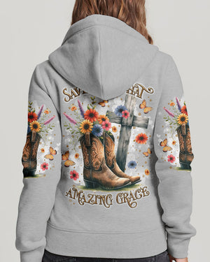 Saved By That Amazing Grace Women's All Over Print Shirt - Tltr1803253