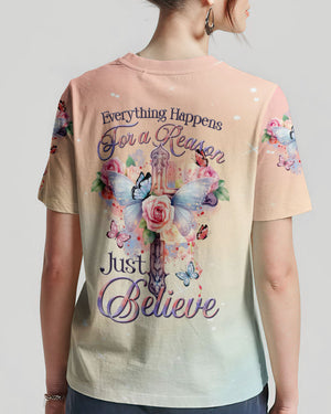 Just Believe Women's All Over Print Shirt - Tltr1810233