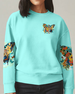 She Is Clothed In Strength And Dignity Butterfly Women's All Over Print Shirt - Tltr1811242