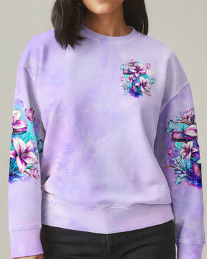 Thank You God For Carrying Me Lilies Women's All Over Print Shirt - Tltr2005251