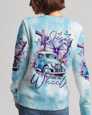 Jesus Take The Wheel Women's All Over Print Shirt - Tltr2111232
