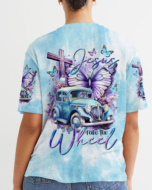 Jesus Take The Wheel Women's All Over Print Shirt - Tltr2111232