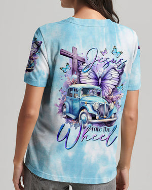 Jesus Take The Wheel Women's All Over Print Shirt - Tltr2111232