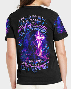 A Child Of God A Woman Of Faith Warrior Women's All Over Print Shirt - Tltr2210245