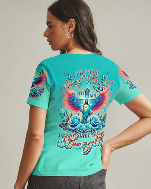 Lord Stood With Me Cross Rose Women's All Over Print Shirt - Tltr2308245