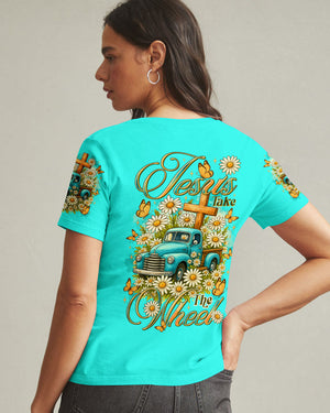 Jesus Take The Wheel Women's All Over Print Shirt - Tltr2309252