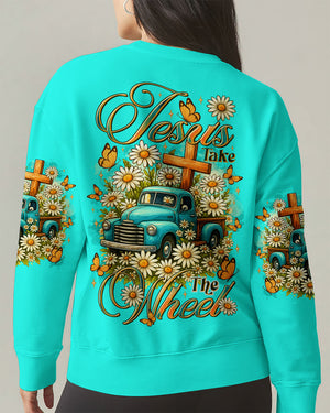 Jesus Take The Wheel Women's All Over Print Shirt - Tltr2309252