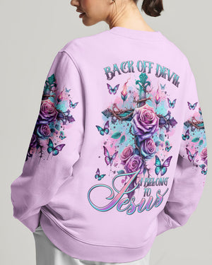 I Belong To Jesus Cross Rose Women's All Over Print Shirt - Tltr2401241