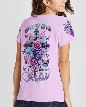 I Belong To Jesus Cross Rose Women's All Over Print Shirt - Tltr2401241