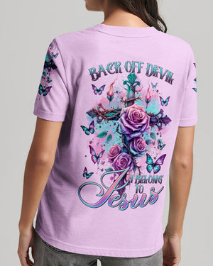 I Belong To Jesus Cross Rose Women's All Over Print Shirt - Tltr2401241