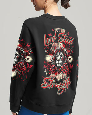Lord Stood With Me Lion Rose Women's All Over Print Shirt - Tltr2410244