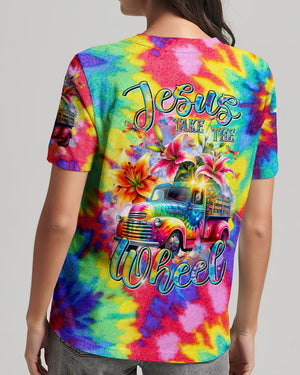 Jesus Take The Wheel Women's All Over Print Shirt - Tltr2602246