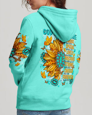 God Says You Are Sunflower Women's All Over Print Shirt - Tltr2702244