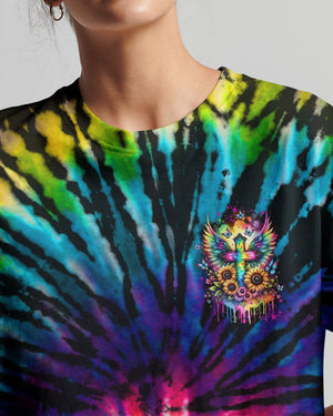 I Can Do All Things Cross Tie Dye Women's All Over Print Shirt - Tltw0102244