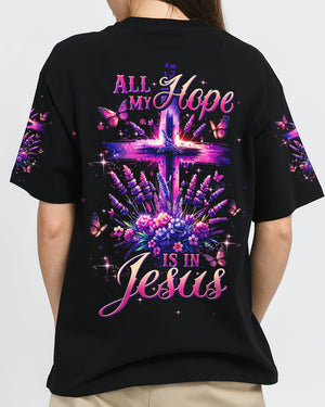 All My Hope Is In Jesus Lavender Women's All Over Print Shirt - Tltw0103245