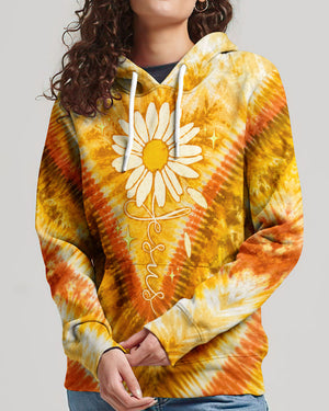 Jesus Daisies V Pattern Women's All Over Print Shirt - Tltw0207261