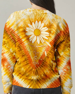 Jesus Daisies V Pattern Women's All Over Print Shirt - Tltw0207261