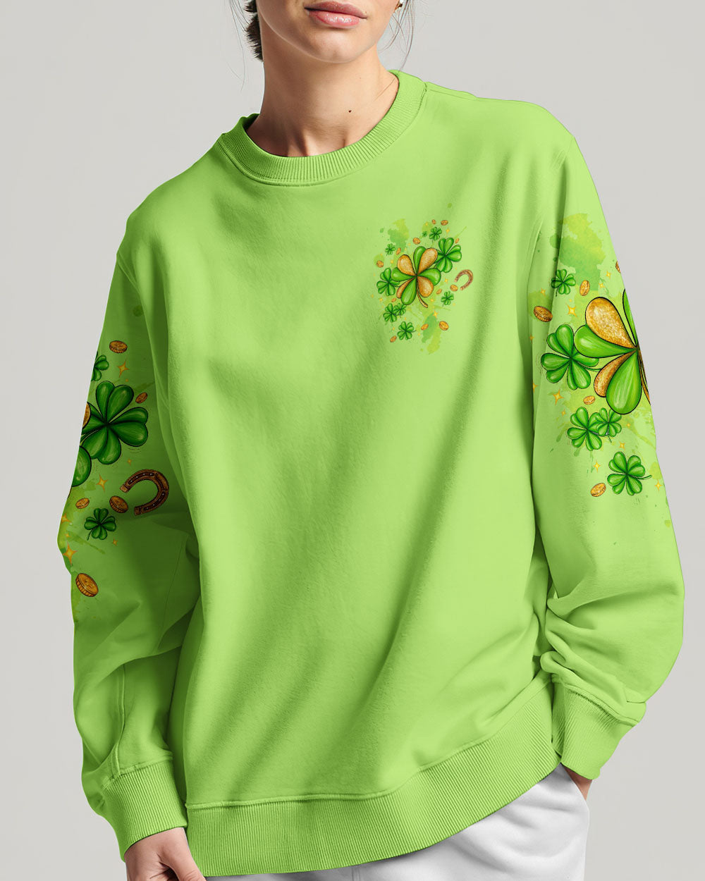 With God All Things Are Possible Patrick's Day Women's All Over Print Shirt - Tltw0301245