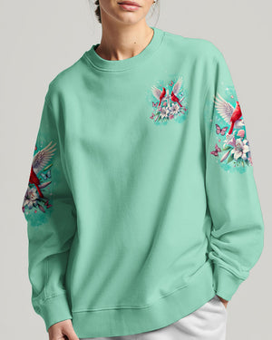 I Believe There Are Angels Among Us Cardinal Women's All Over Print Shirt - Tltw0301253
