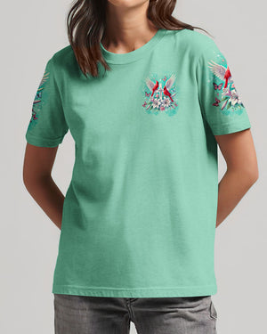 I Believe There Are Angels Among Us Cardinal Women's All Over Print Shirt - Tltw0301253