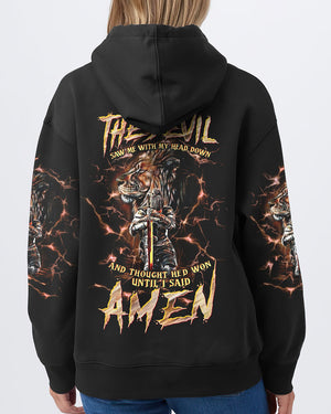 The Devil Saw Me With My Head Down Women's All Over Print Shirt - Tltw0305246