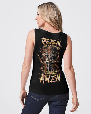 The Devil Saw Me With My Head Down Women's All Over Print Shirt - Tltw0305246