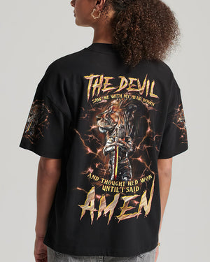 The Devil Saw Me With My Head Down Women's All Over Print Shirt - Tltw0305246