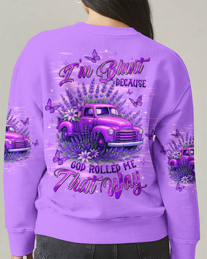 I'm Blunt Because God Rolled Me That Way Truck Women's All Over Print Shirt - Tltw0312252