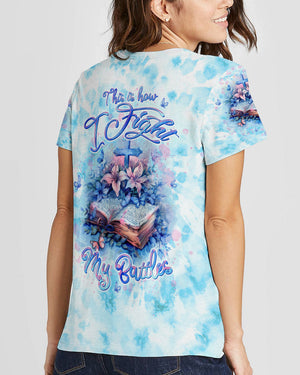 This Is How I Fight My Battles Women's All Over Print Shirt - Tltw0404245
