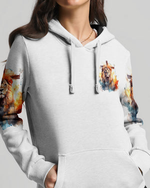 I Would Rather Stand With God Painting Lion Women's All Over Print Shirt - Tltw0410233