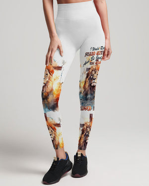 I Would Rather Stand With God Painting Lion Women's All Over Print Shirt - Tltw0410233