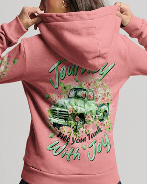 Life's A Journey Flower Truck Women's All Over Print Shirt - Tltw0412252