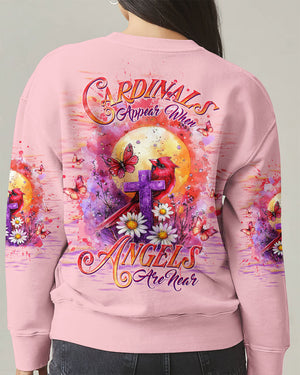 Cardinals Appear When Angels Are Near Women's All Over Print Shirt - Tltw0603254