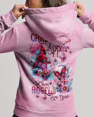 When Cardinals Appear Angels Are Near Women's All Over Print Shirt - Tltw0712244