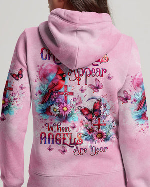 When Cardinals Appear Angels Are Near Women's All Over Print Shirt - Tltw0712244