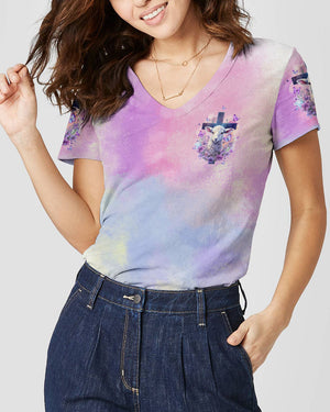 With God All Things Are Possible Lamb Women's All Over Print Shirt - Tltw0910235