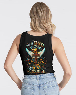 With God All Things Are Possible Women's All Over Print Shirt - Tltw0910244