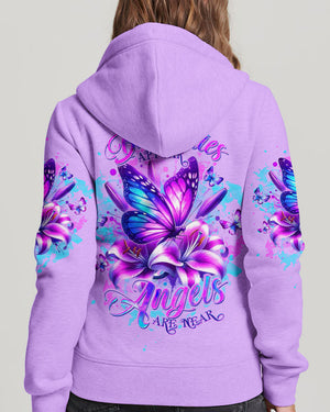 When Butterflies Appear Angels Are Near Women's All Over Print Shirt - Tltw0912244