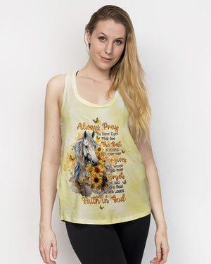 Always Pray To Have Eyes Horses Women's All Over Print Shirt - Tltw1001245