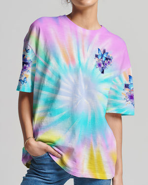 Living Life Somewhere Between Jesus Cow Women's All Over Print Shirt - Tltw1010232