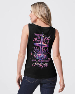 I Believe In God Lavender Women's All Over Print Shirt - Tltw1101243