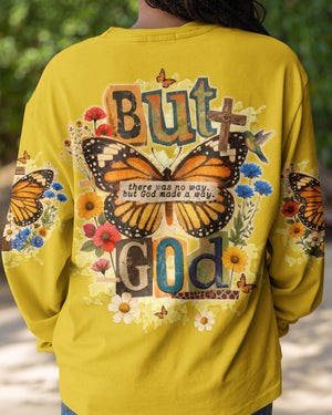 But God Butterfly Women's All Over Print Shirt - Tltw1102262