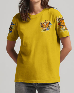 But God Butterfly Women's All Over Print Shirt - Tltw1102262