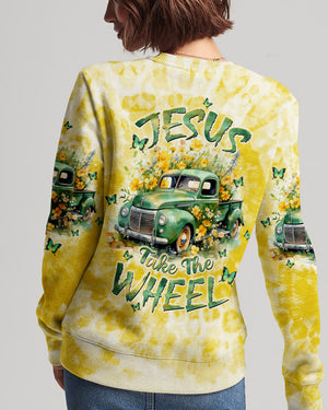 Jesus Take The Wheel Tie Dye Women's All Over Print Shirt - Tltw1201243
