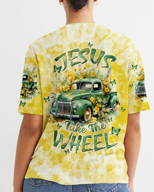Jesus Take The Wheel Tie Dye Women's All Over Print Shirt - Tltw1201243
