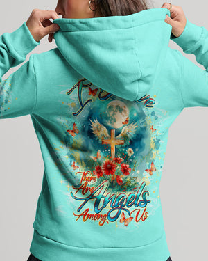I Believe There Are Angels Among Us Women's All Over Print Shirt - Tltw1203254