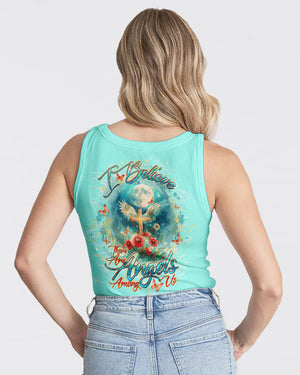 I Believe There Are Angels Among Us Women's All Over Print Shirt - Tltw1203254