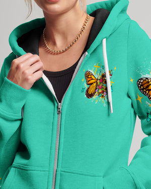 Created With A Purpose Butterfly Women's All Over Print Shirt - Tltw1410253