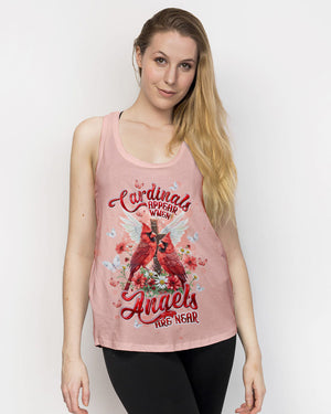 Cardinals Appear When Angels Are Near Women's All Over Print Shirt - Tltw1606253