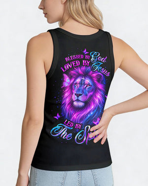 Blessed By God Lion Butterfly Women's All Over Print Shirt - Tltw1903262